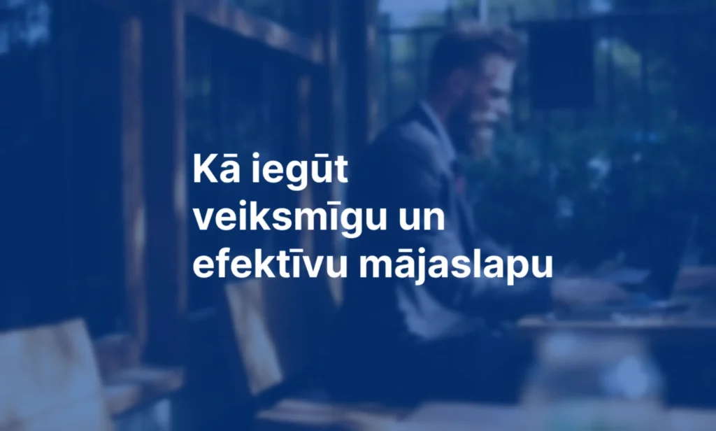 Mājaslapa uzņēmumam